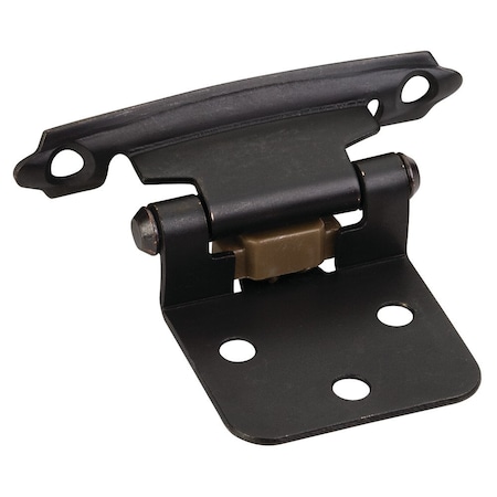 Hardware Resources Traditional 1/2" Overlay Hinge with Screws - Gun Metal P5011DACM